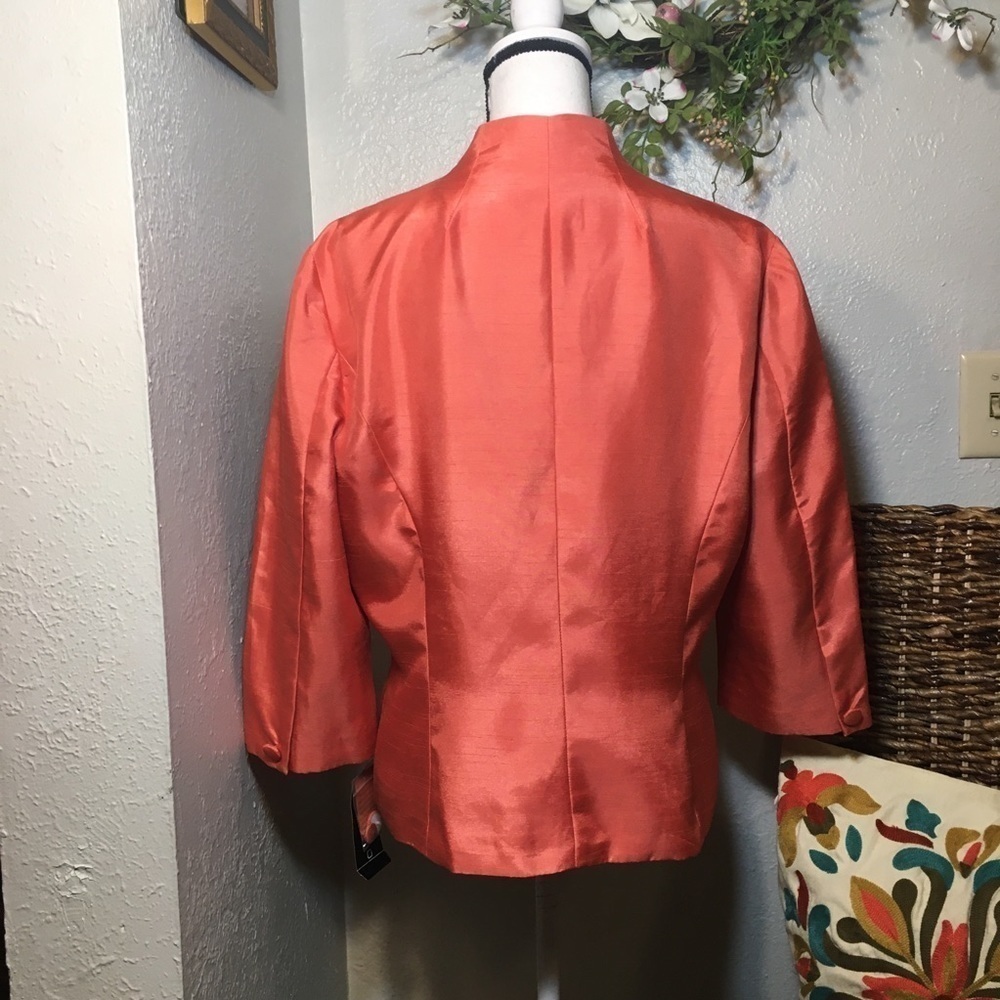 Virgo front button quarter sleeve blazer - Picture 4 of 7